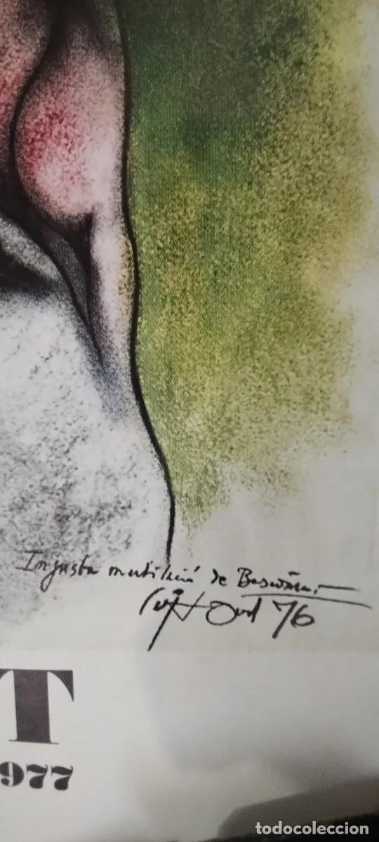 Otros objetos de arte: Cartel original Cuixart 1977 Dau al Set - Foto 3