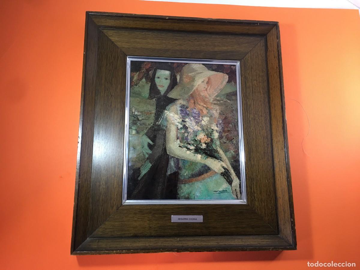 Otros objetos de arte: ESMALTE ENMARCADO EL PRIMER RAMO DE SEGARRA CODINA - Foto 1
