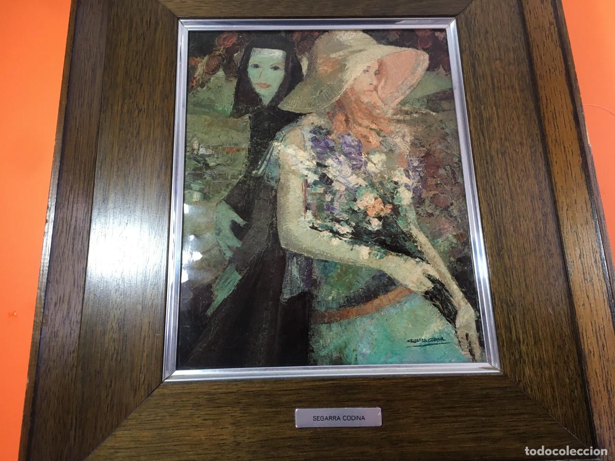 Otros objetos de arte: ESMALTE ENMARCADO EL PRIMER RAMO DE SEGARRA CODINA - Foto 2