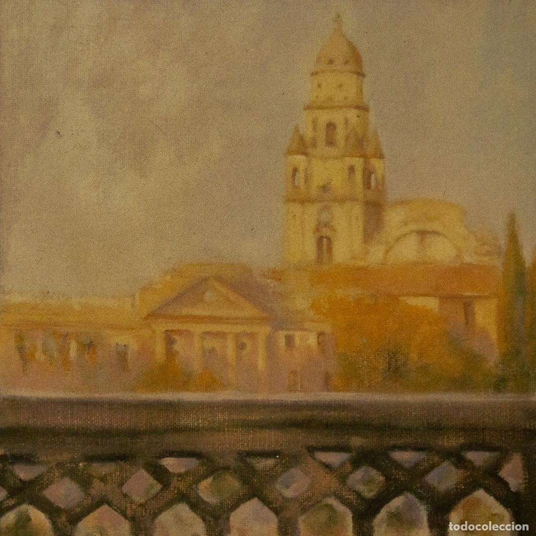 Otros objetos de arte: CUADRO PRUEBA DE AUTOR PINTOR BURGUE&Ntilde;O - Foto 3