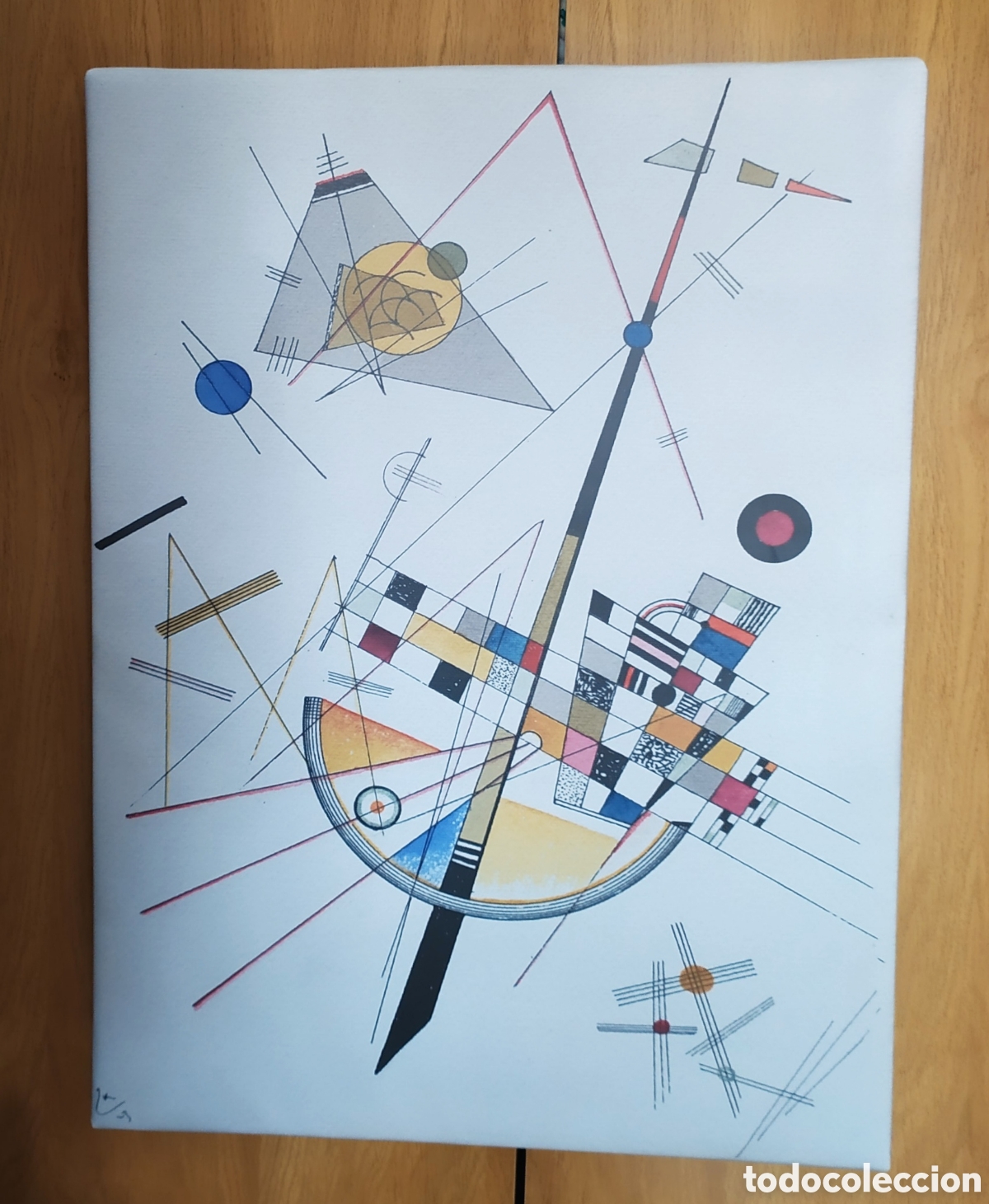 Otros objetos de arte: Cuadro cartel r&eacute;plica KANDINSKY - Foto 1