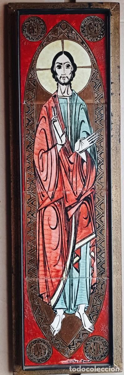 Otros objetos de arte: Cuadro cer&aacute;micos de Palenciano Cristo - Foto 1