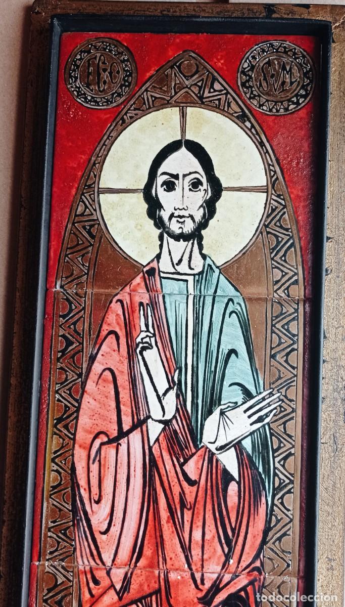 Otros objetos de arte: Cuadro cer&aacute;micos de Palenciano Cristo - Foto 2