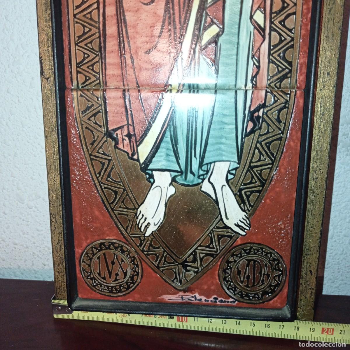 Otros objetos de arte: Cuadro cer&aacute;micos de Palenciano Cristo - Foto 5