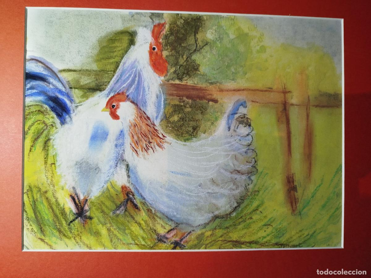 Otros objetos de arte: Lamina original al pastel Dina3 - Foto 1