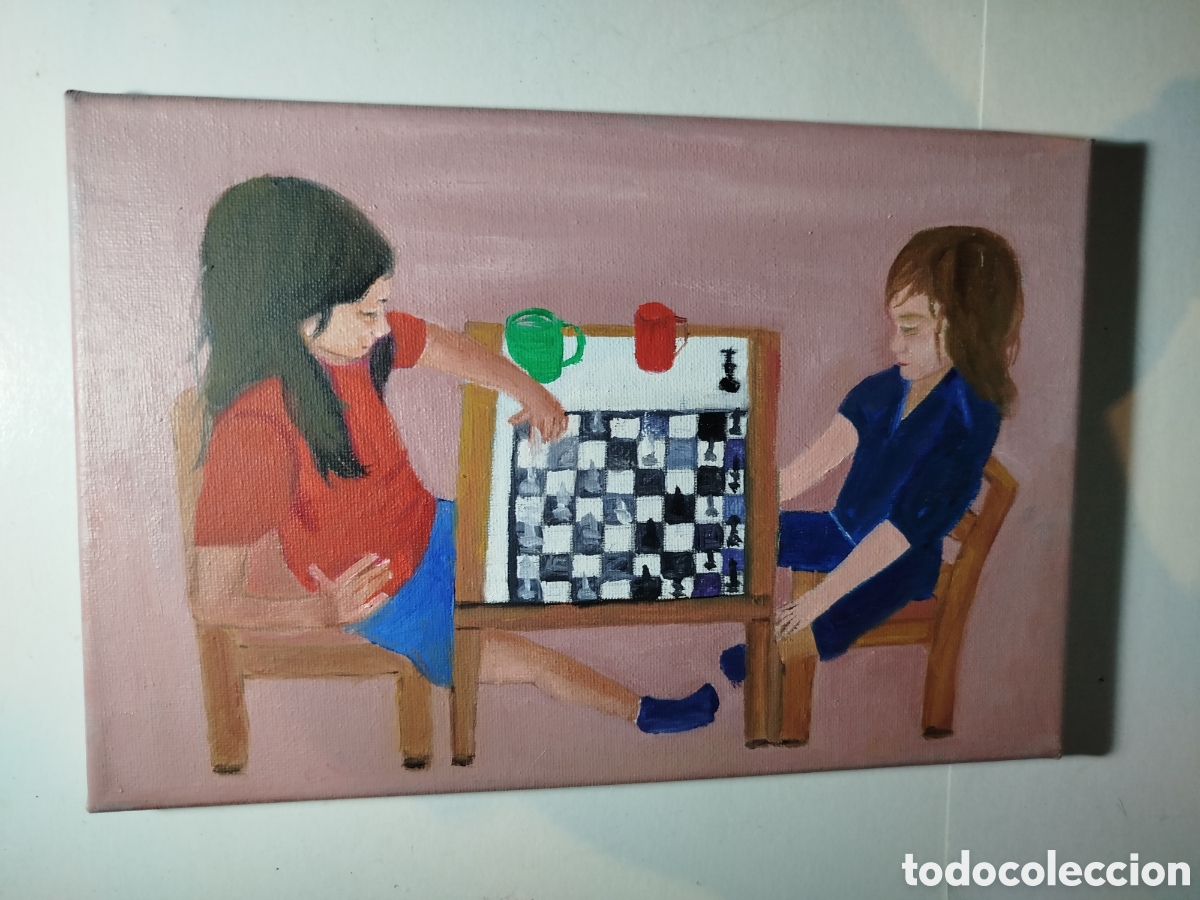 Otros objetos de arte: Cuadro original en acr&iacute;lico DinA4 - Foto 1