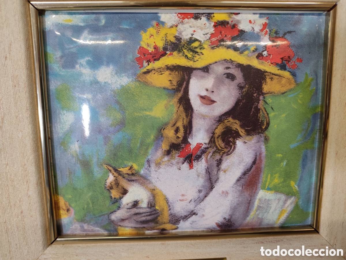Otros objetos de arte: Esmalte pintor famoso - Foto 2
