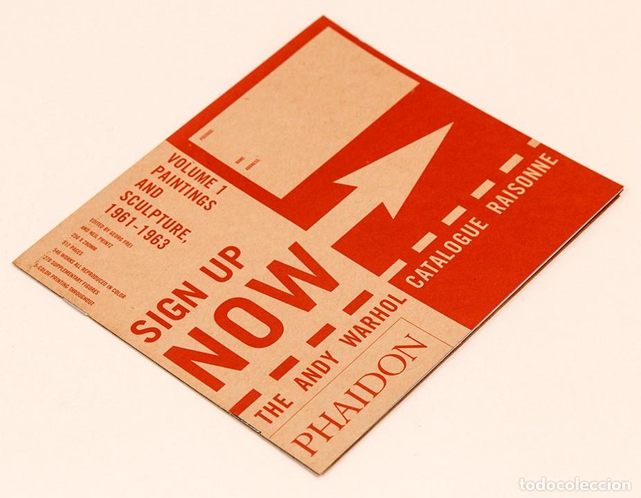 Otros objetos de arte: WARHOL - CATALOGO RAZONADO - PUBLICIDAD DE PHAIDON - Foto 3