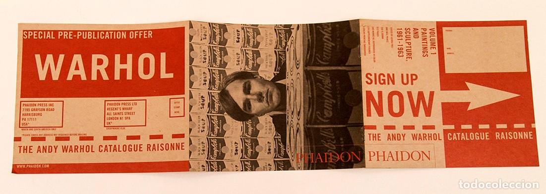 Otros objetos de arte: WARHOL - CATALOGO RAZONADO - PUBLICIDAD DE PHAIDON - Foto 7