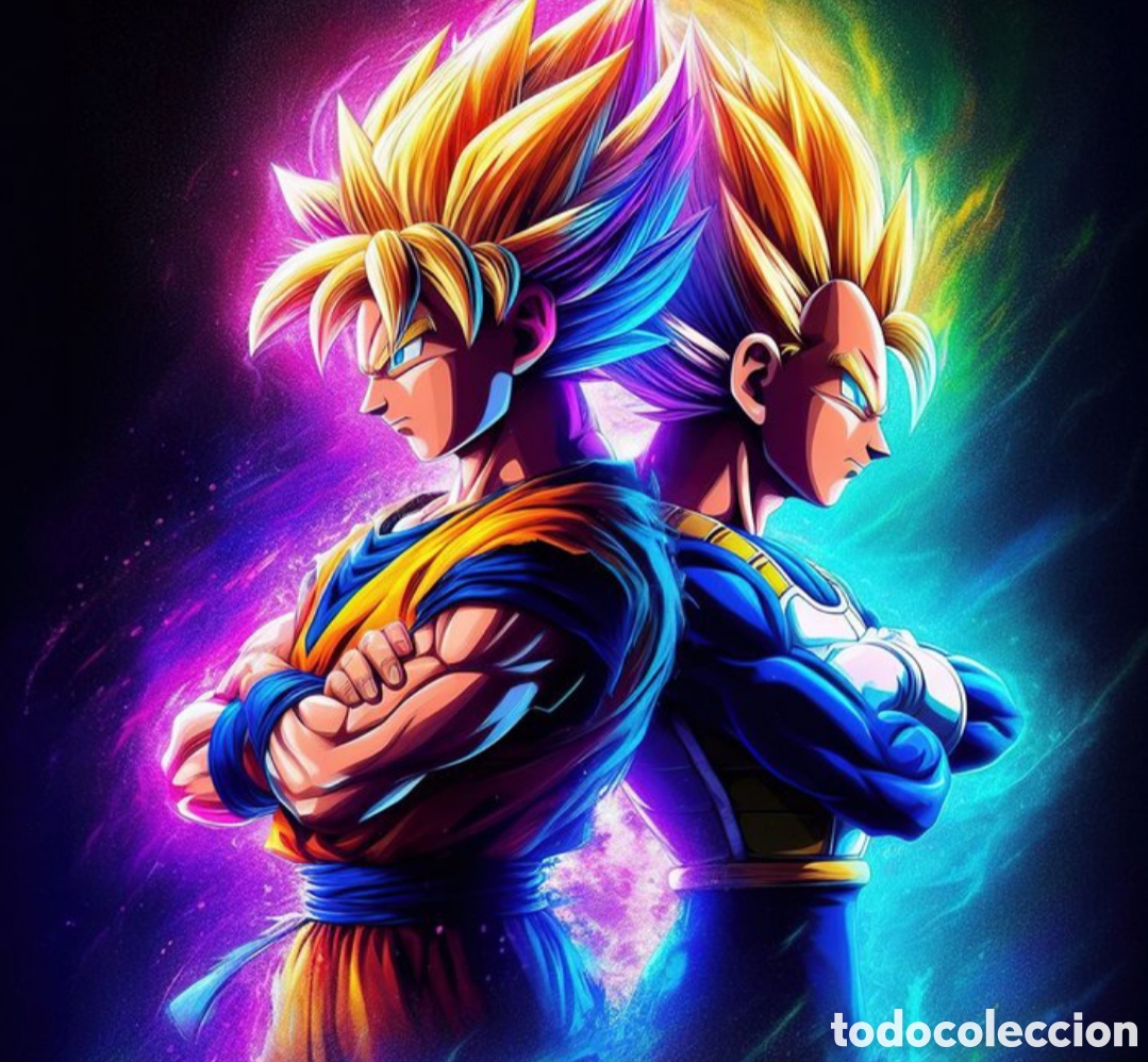 Otros objetos de arte: N 43 GOKU Y VEGETA DRAG&Oacute;N - Foto 1
