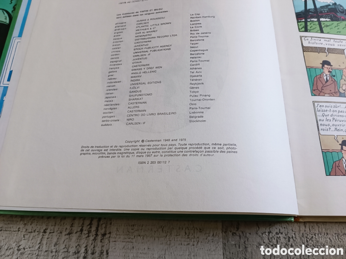 Otros objetos de arte: TINTIN 6 TOMOS A&Ntilde;OS 80 EN FRANCES - Foto 23