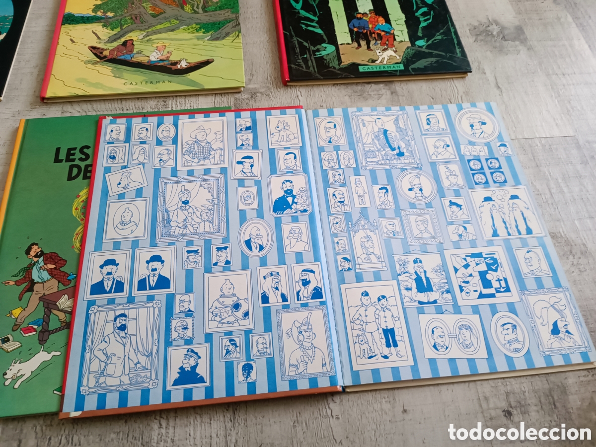 Otros objetos de arte: TINTIN 6 TOMOS A&Ntilde;OS 80 EN FRANCES - Foto 25