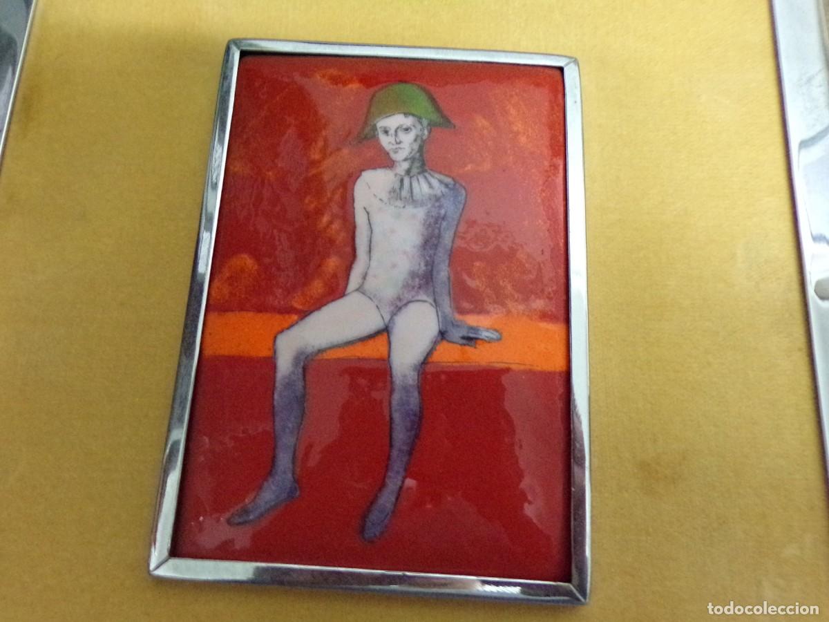 Otros objetos de arte: ESTAMOS LIQUIDANDO. CUADRO ESMALTADO PICASSO - Foto 3