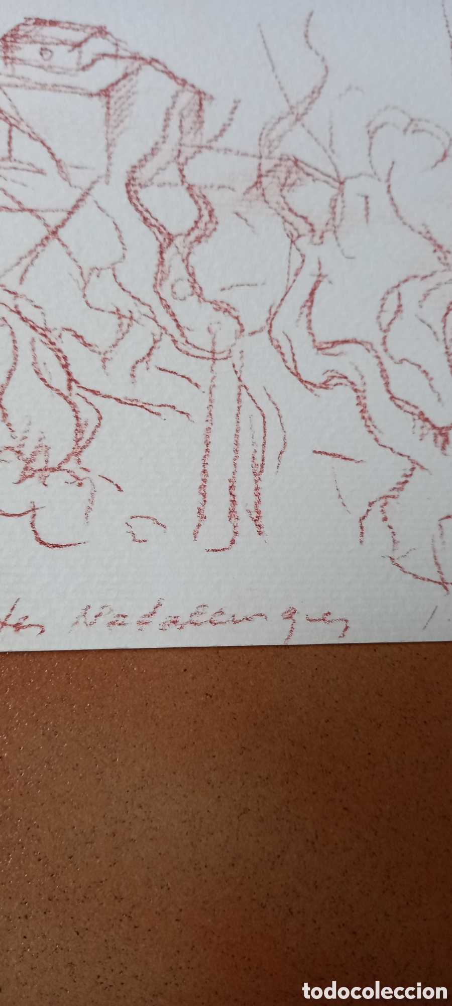 Otros objetos de arte: DIBUJO A IDENTIFICAR CON FIRMA - Foto 4