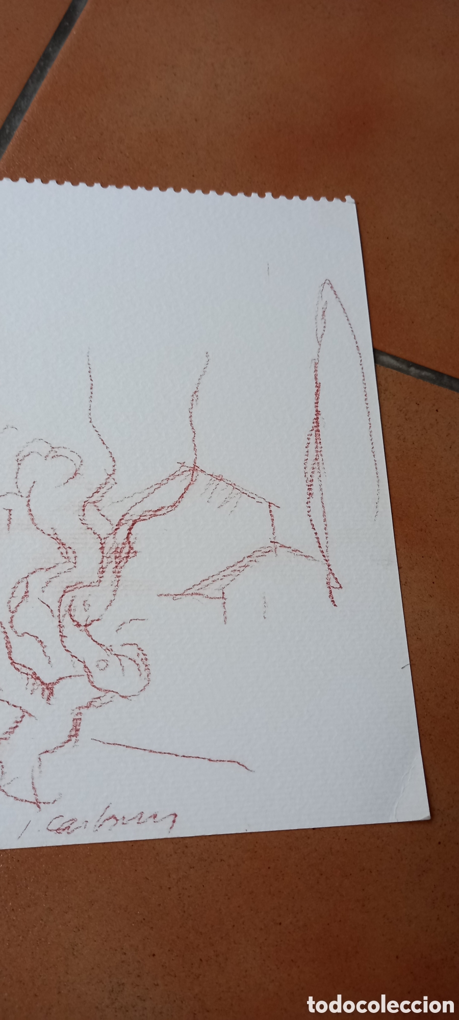 Otros objetos de arte: DIBUJO A IDENTIFICAR CON FIRMA - Foto 7