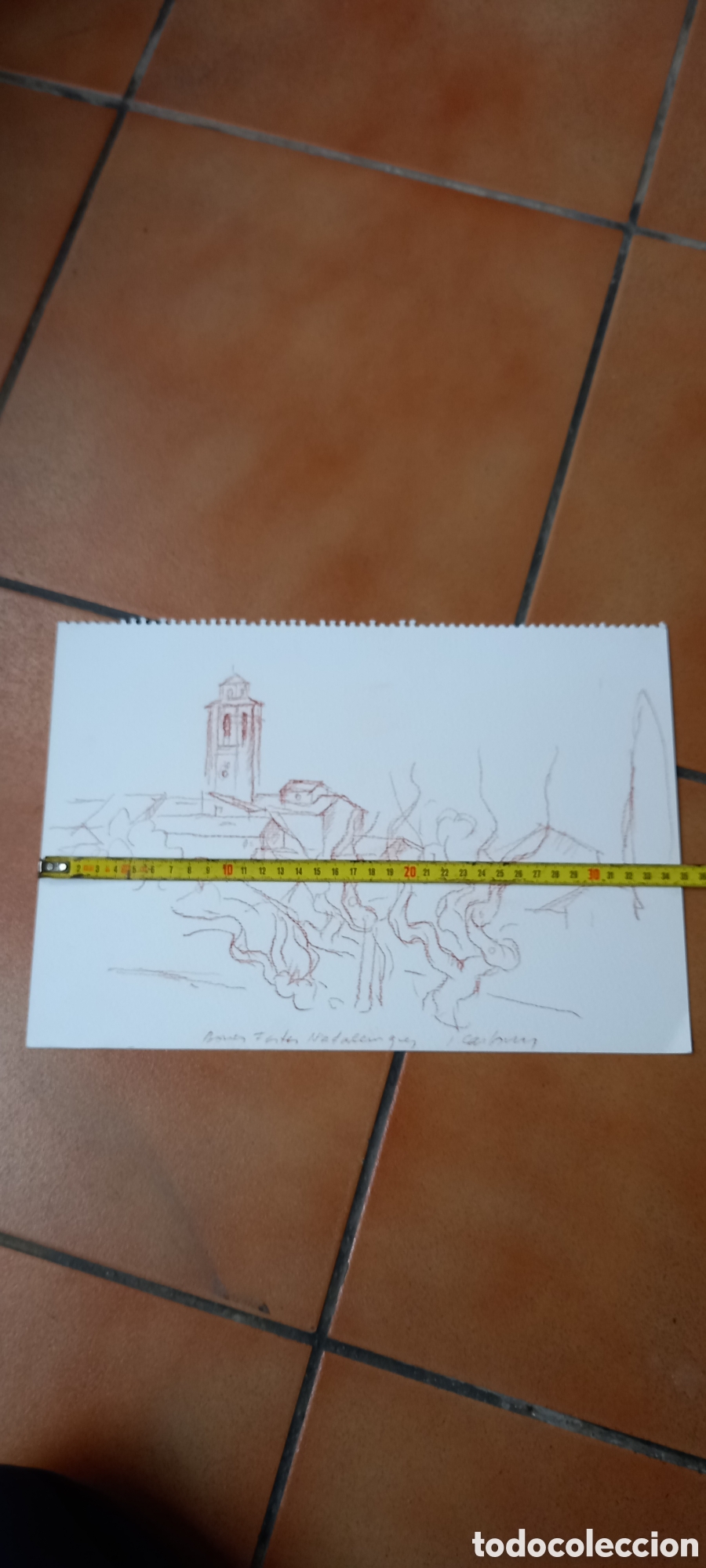 Otros objetos de arte: DIBUJO A IDENTIFICAR CON FIRMA - Foto 10