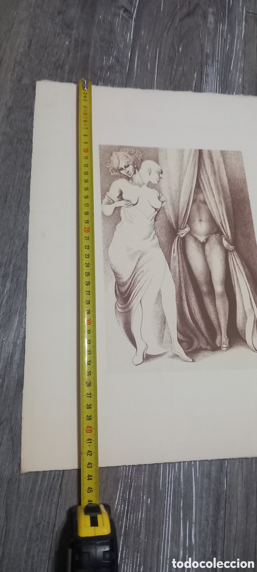 Otros objetos de arte: A IDENTIFICAR, LITOGRAFIA ? - Foto 7