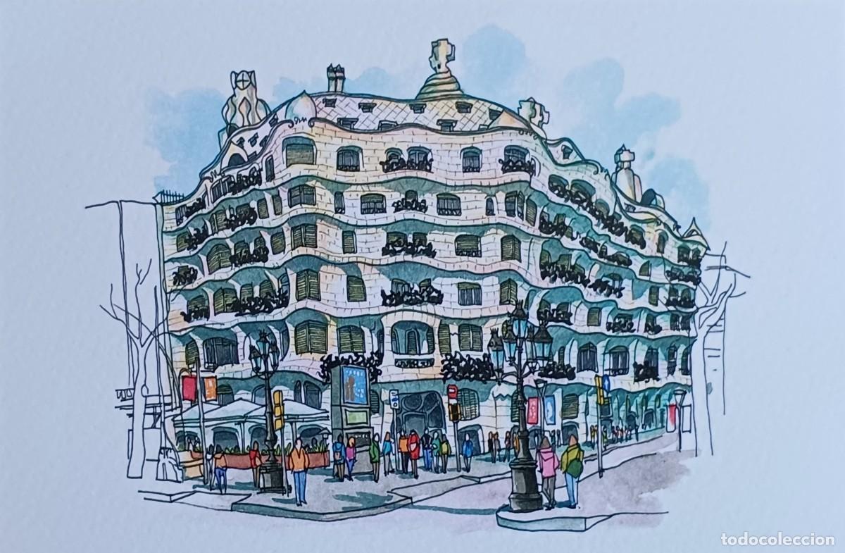 Otros objetos de arte: Barcelona. Gaud&iacute;. La Pedrera. - Foto 1