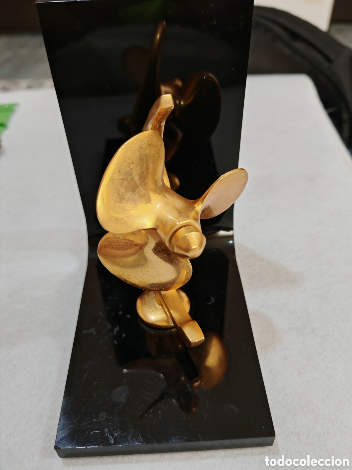 Otros objetos de arte: H&eacute;lice barco bronce y metraquilato - Foto 1