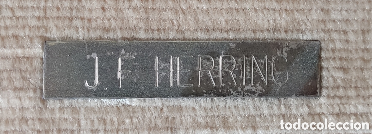 Otros objetos de arte: Relieve esmaltado de JF Herring - Foto 3