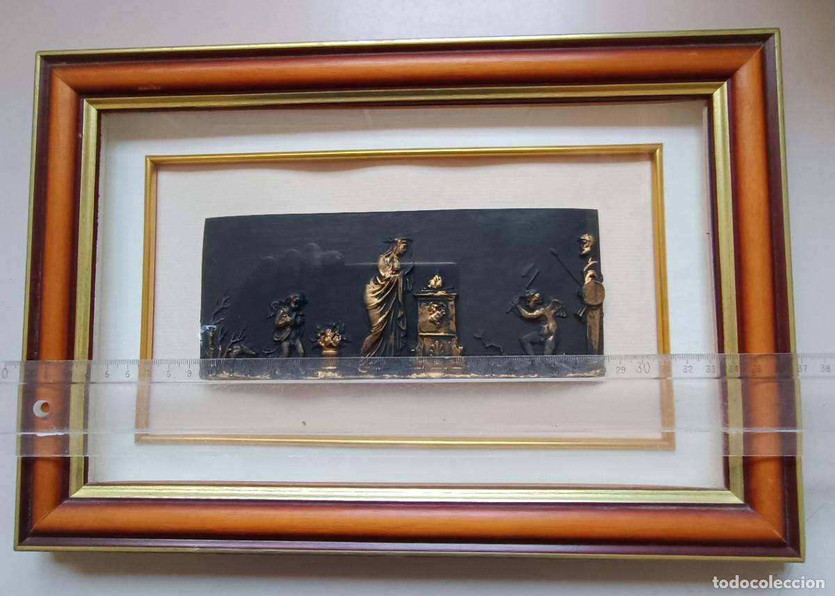 Otros objetos de arte: CUADRO ACRISTALADO CON MOTIVOS ROMANOS - Foto 3