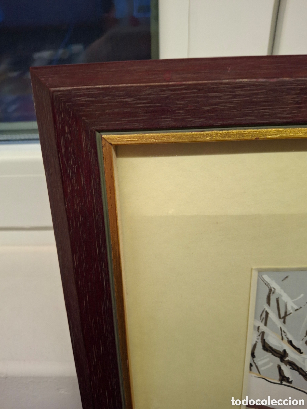 Otros objetos de arte: Cuadro firmado J. Vadin. - Foto 6