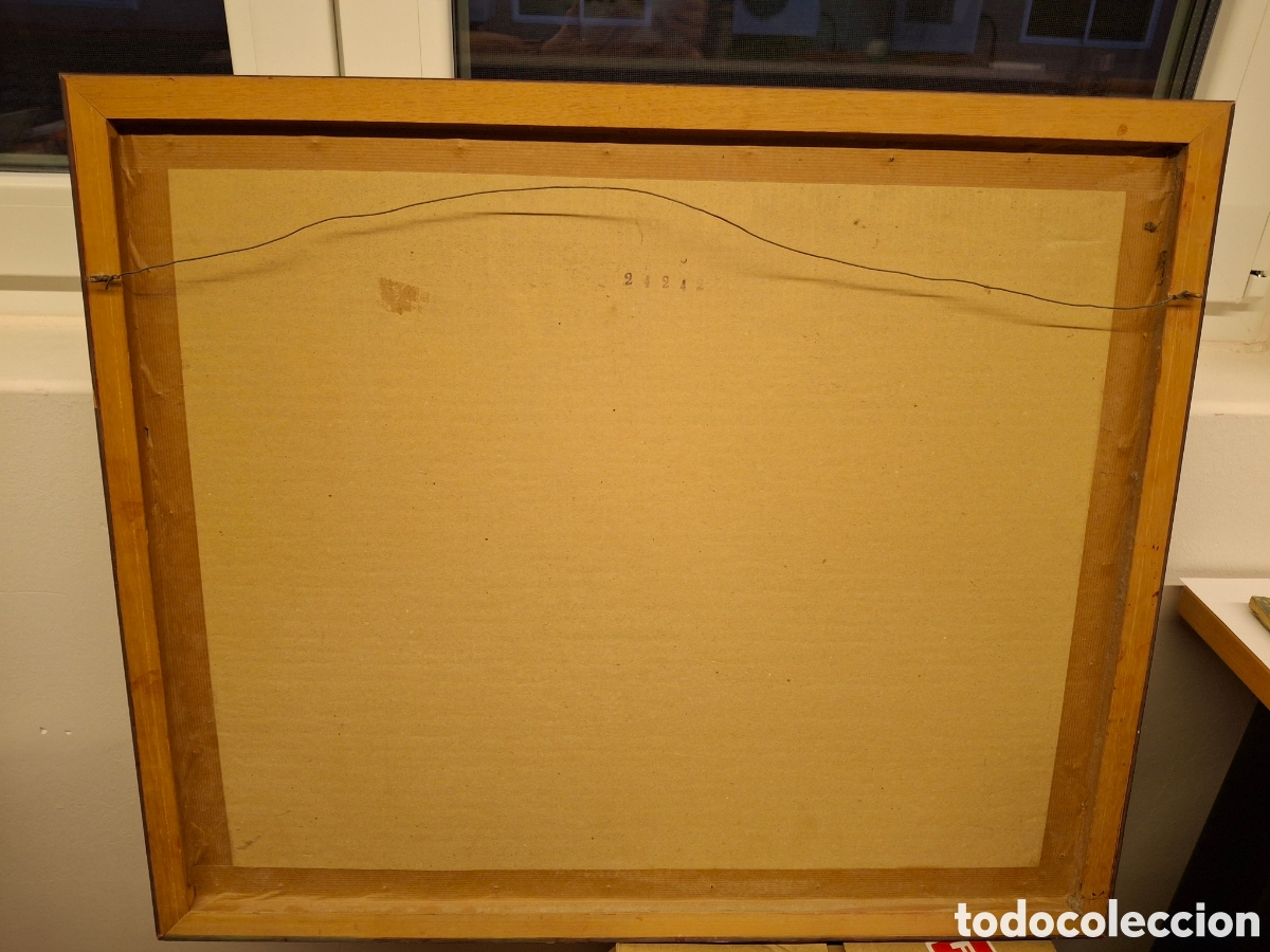 Otros objetos de arte: Cuadro firmado J. Vadin. - Foto 8