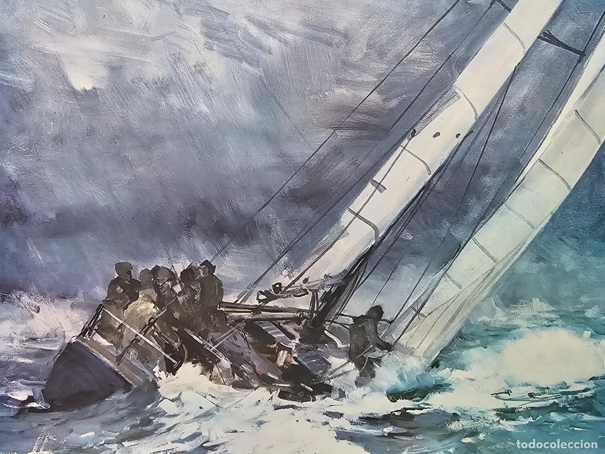 Otros objetos de arte: LAMINA IMPRESA DE LA OBRA DE RAFAEL ALONSO. - Foto 4