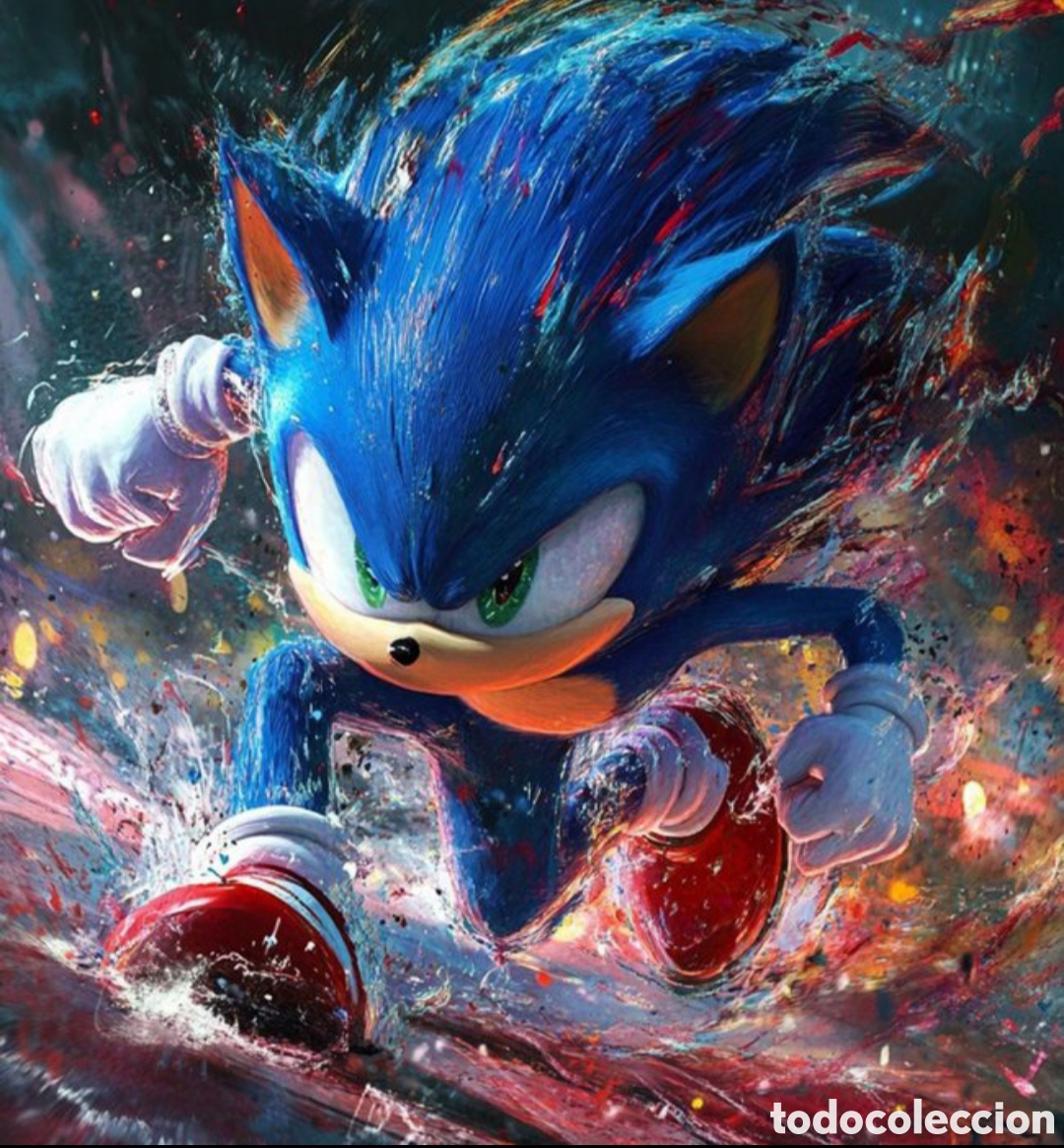 Otros objetos de arte: N 43 LIENZO 70 x 65 DE SONIC - Foto 1