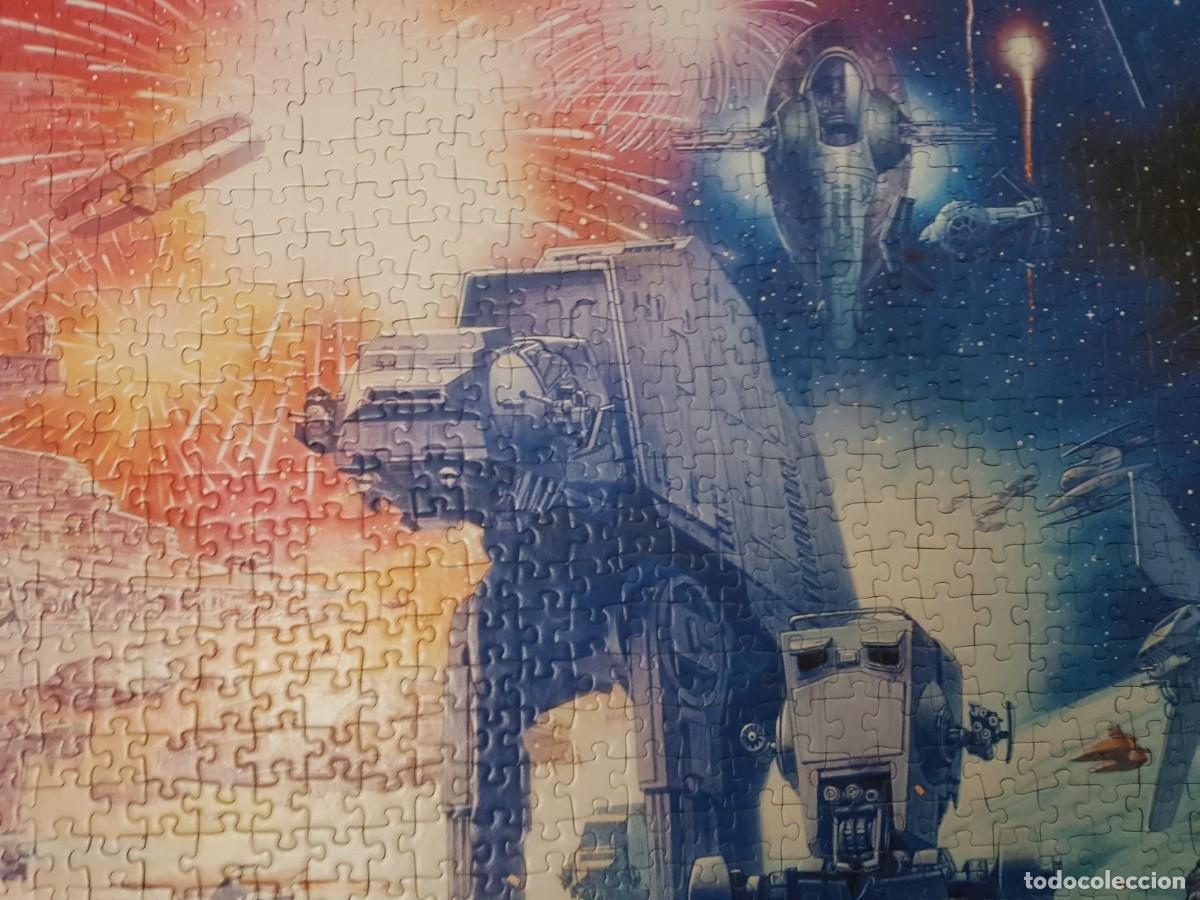 Otros objetos de arte: Cuadro puzzle de Star Wars de 2000 piezas montado y pegado sobre MD - Foto 4