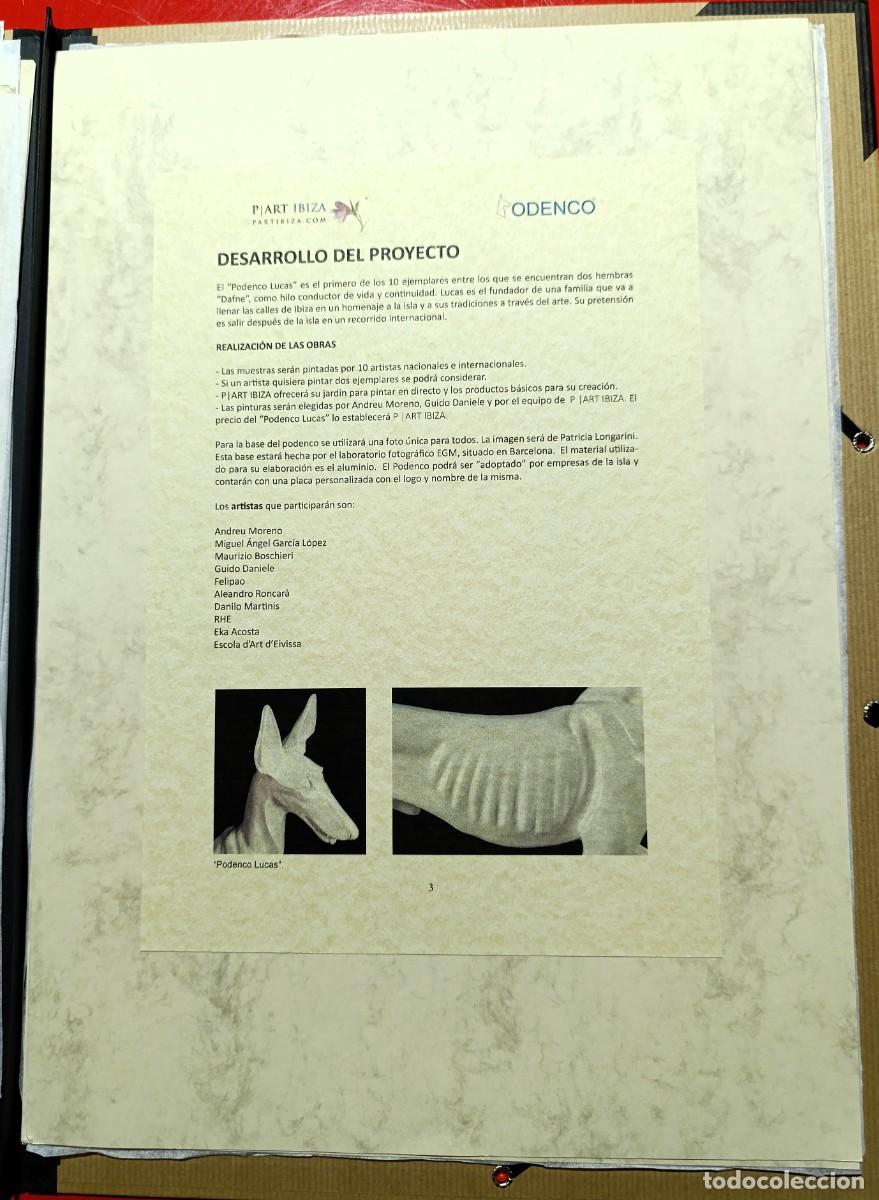 Otros objetos de arte: CARPETA DEL PROYECTO &ldquo;PODENCO&rdquo; DE ART IBIZA - Foto 4