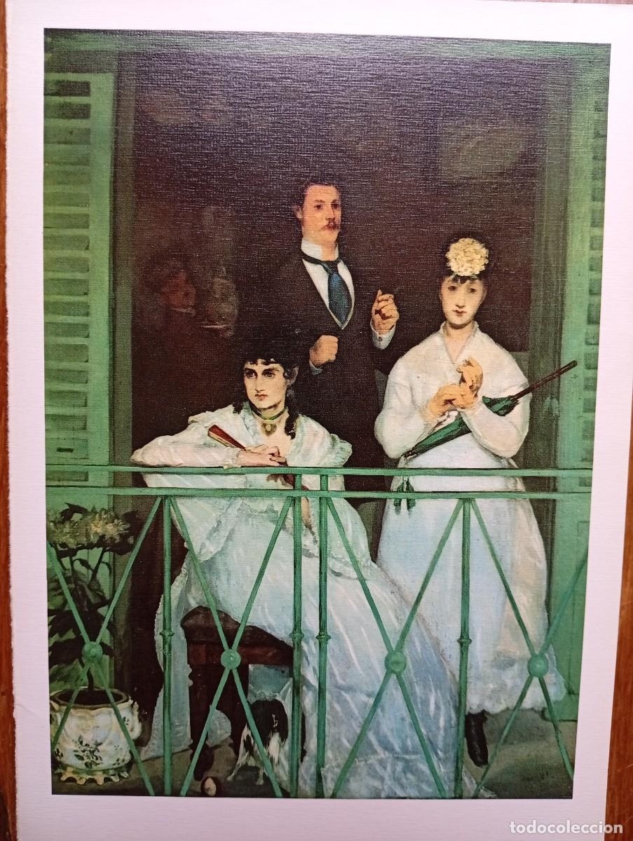 Otros objetos de arte: L&aacute;mina de arte. Edouard Manet &rdquo;El balc&oacute;n&rdquo;. - Foto 2