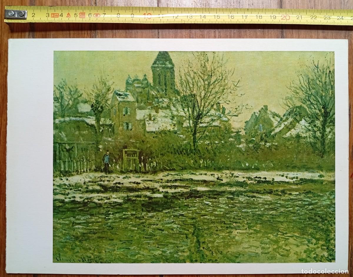 Otros objetos de arte: L&aacute;mina de arte. Claude Monet &rdquo;Efecto de nieve&rdquo;. - Foto 1