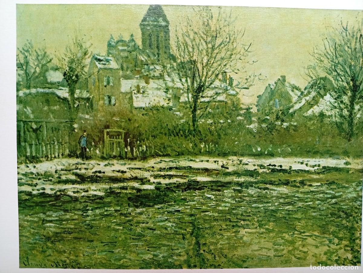 Otros objetos de arte: L&aacute;mina de arte. Claude Monet &rdquo;Efecto de nieve&rdquo;. - Foto 3