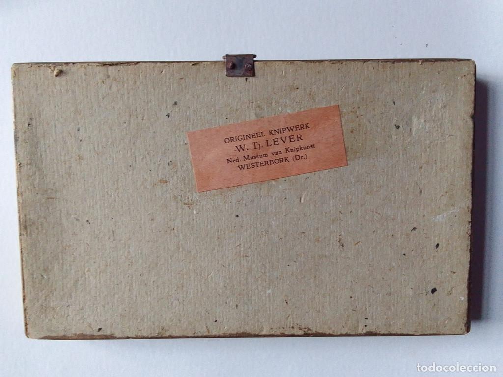 Otros objetos de arte: Cuadrito Knipwerk tema ni&ntilde;os jugando. - Foto 2