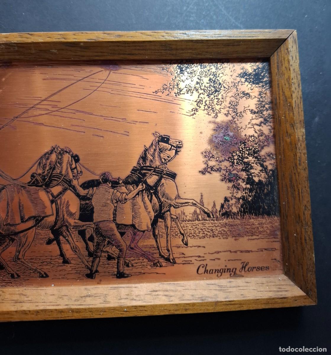 Otros objetos de arte: GRABADO ORIGINAL ETCHMASTER &rdquo;CABALLOS CAMBIANTES&rdquo; - Foto 4