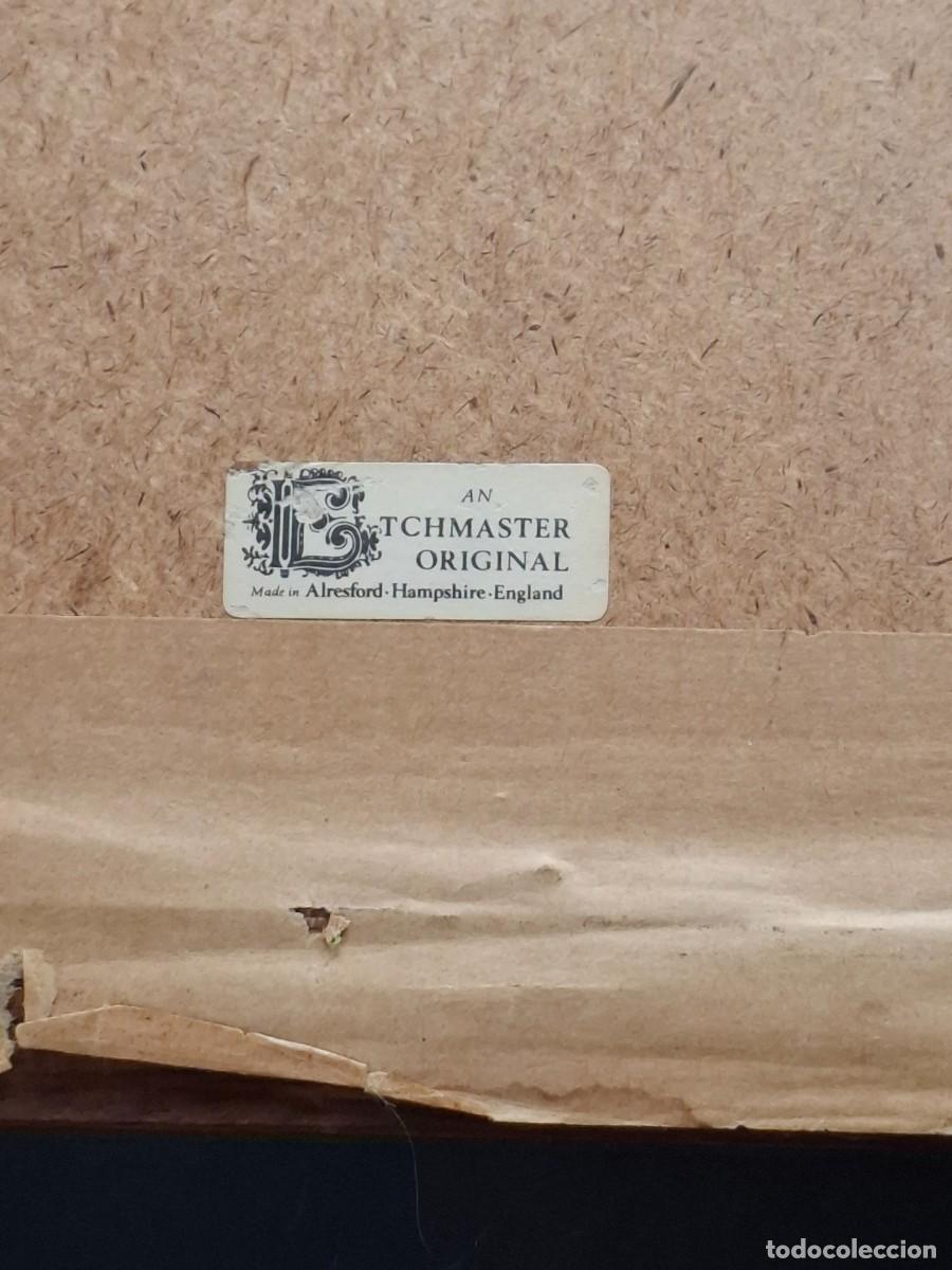 Otros objetos de arte: GRABADO COBRE ETCHMASTER ORIGINAL - DILIGENCIA - Foto 13