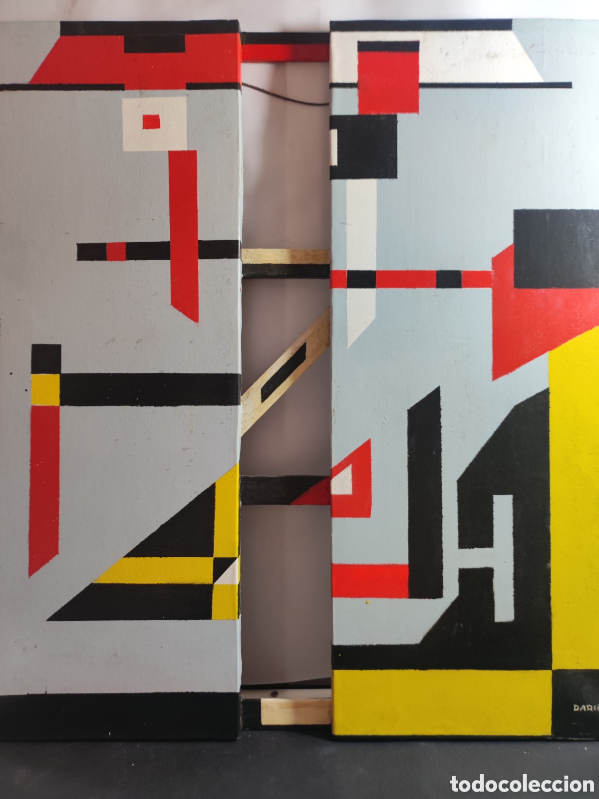 Otros objetos de arte: Composici&oacute;n Pintor acr&iacute;lico - Foto 2