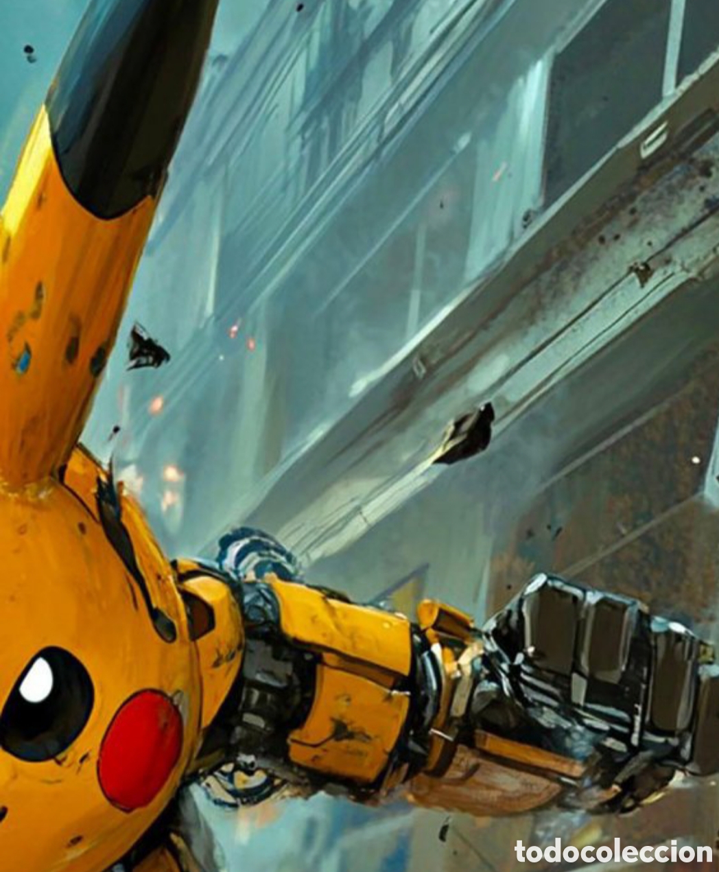 Otros objetos de arte: N 37 PIKACHU IMPRESI&Oacute;N GICLEE - Foto 6