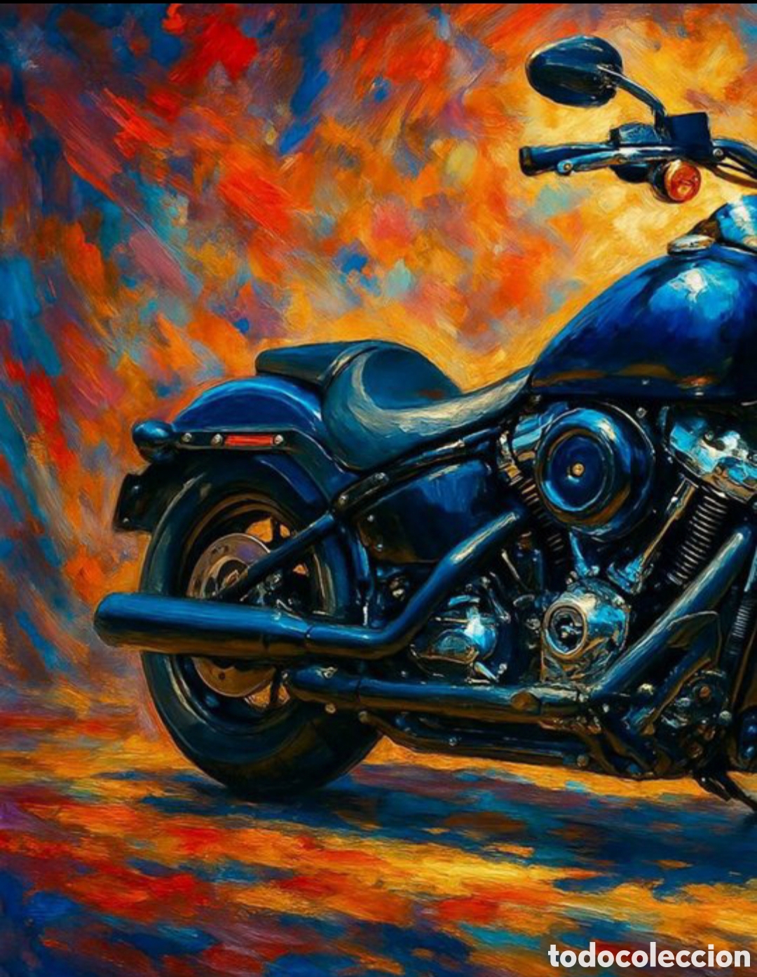 Otros objetos de arte: N 40 RETRATO DE HARLEY DAVIDSON - Foto 2