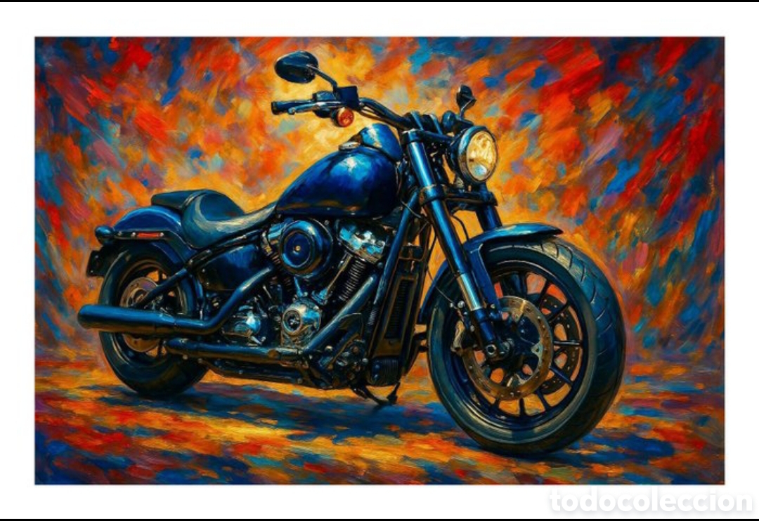 Otros objetos de arte: N 40 RETRATO DE HARLEY DAVIDSON - Foto 7