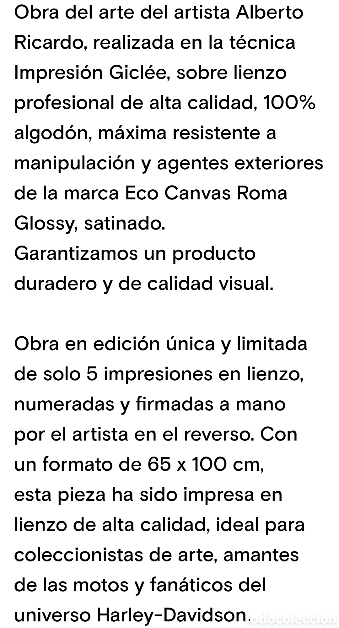 Otros objetos de arte: N 40 RETRATO DE HARLEY DAVIDSON - Foto 10