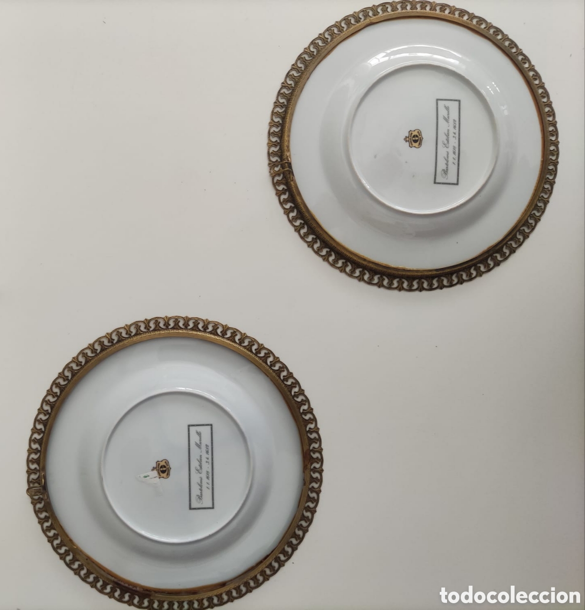 Otros objetos de arte: Platos de porcelana de Limoges - Foto 2