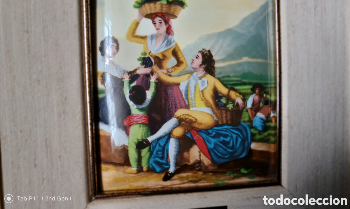 Otros objetos de arte: Esmalte cuadro de goya - Foto 3