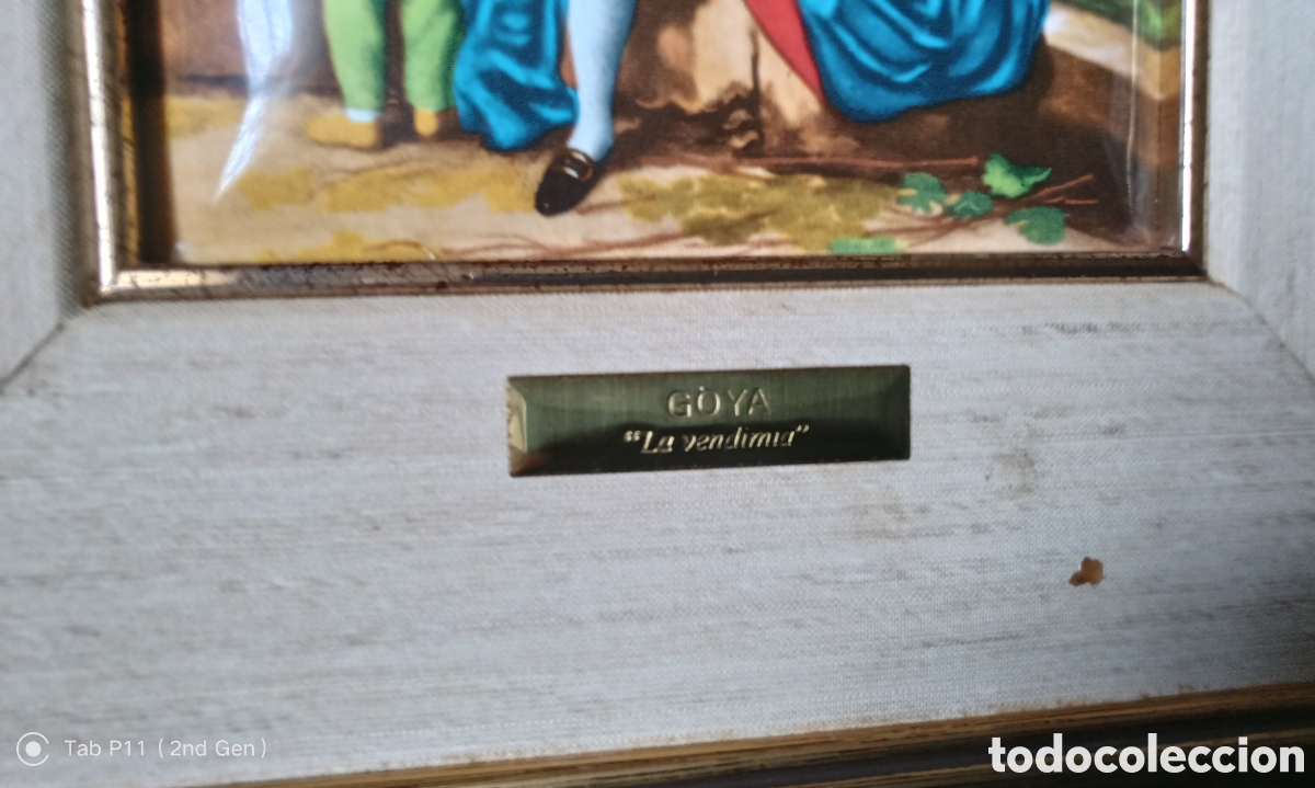 Otros objetos de arte: Esmalte cuadro de goya - Foto 4