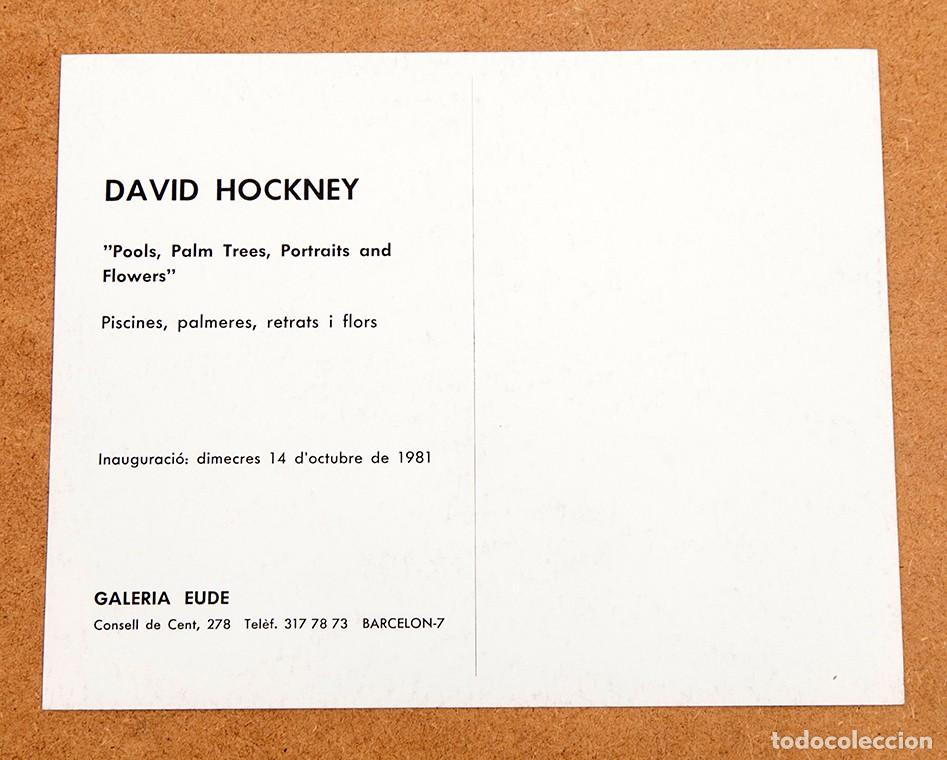 Otros objetos de arte: DAVID HOCKNEY - 2081 - GALERIA EUDE - Foto 3
