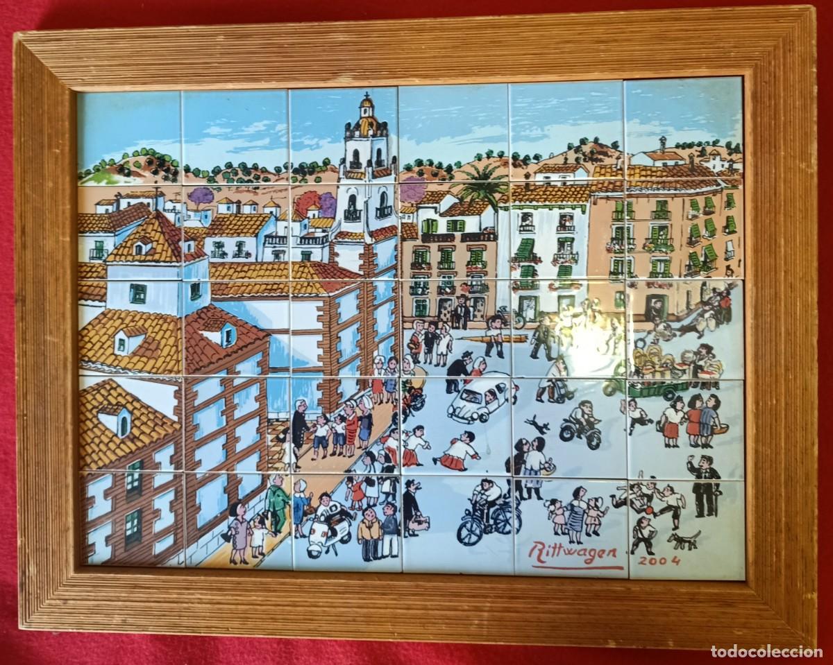 Otros objetos de arte: Rittwagen 1941.Azulejos - Foto 1