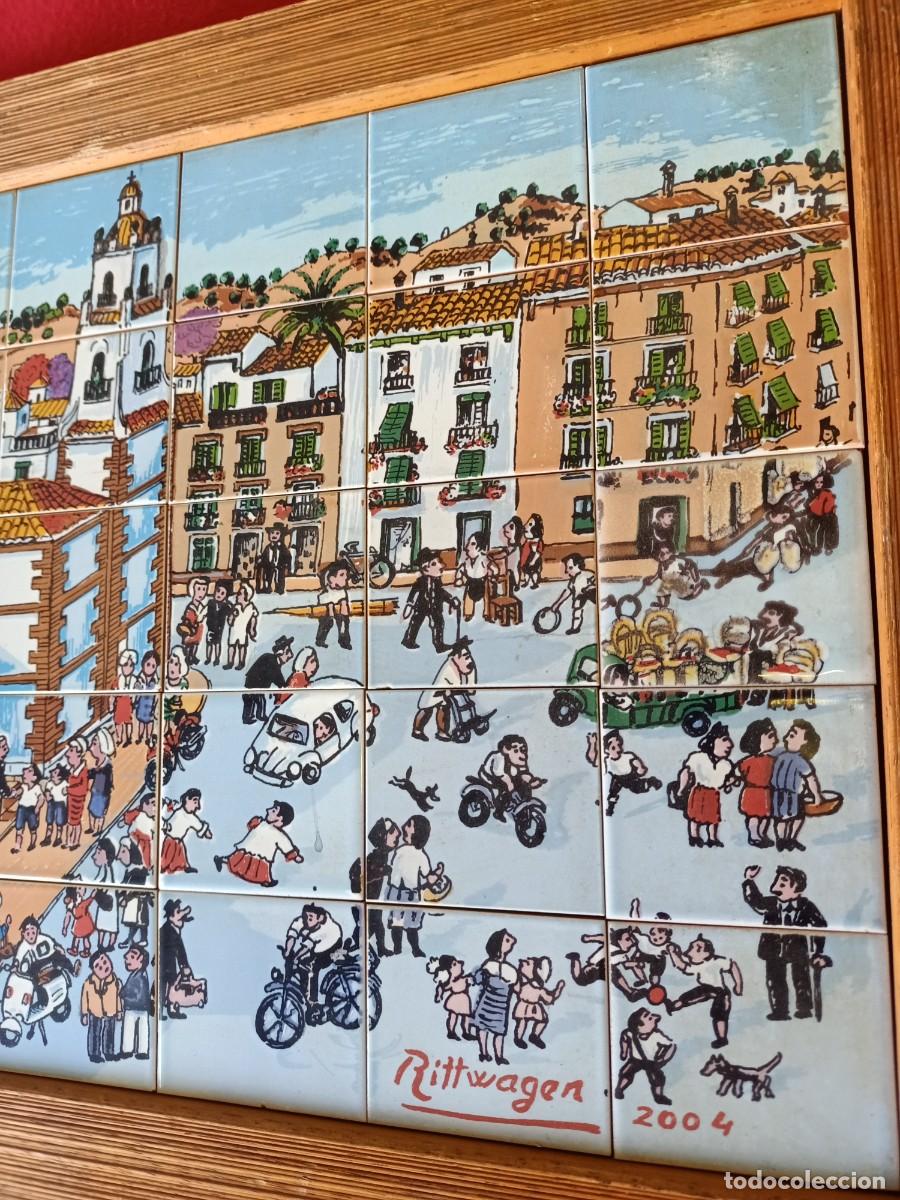 Otros objetos de arte: Rittwagen 1941.Azulejos - Foto 2