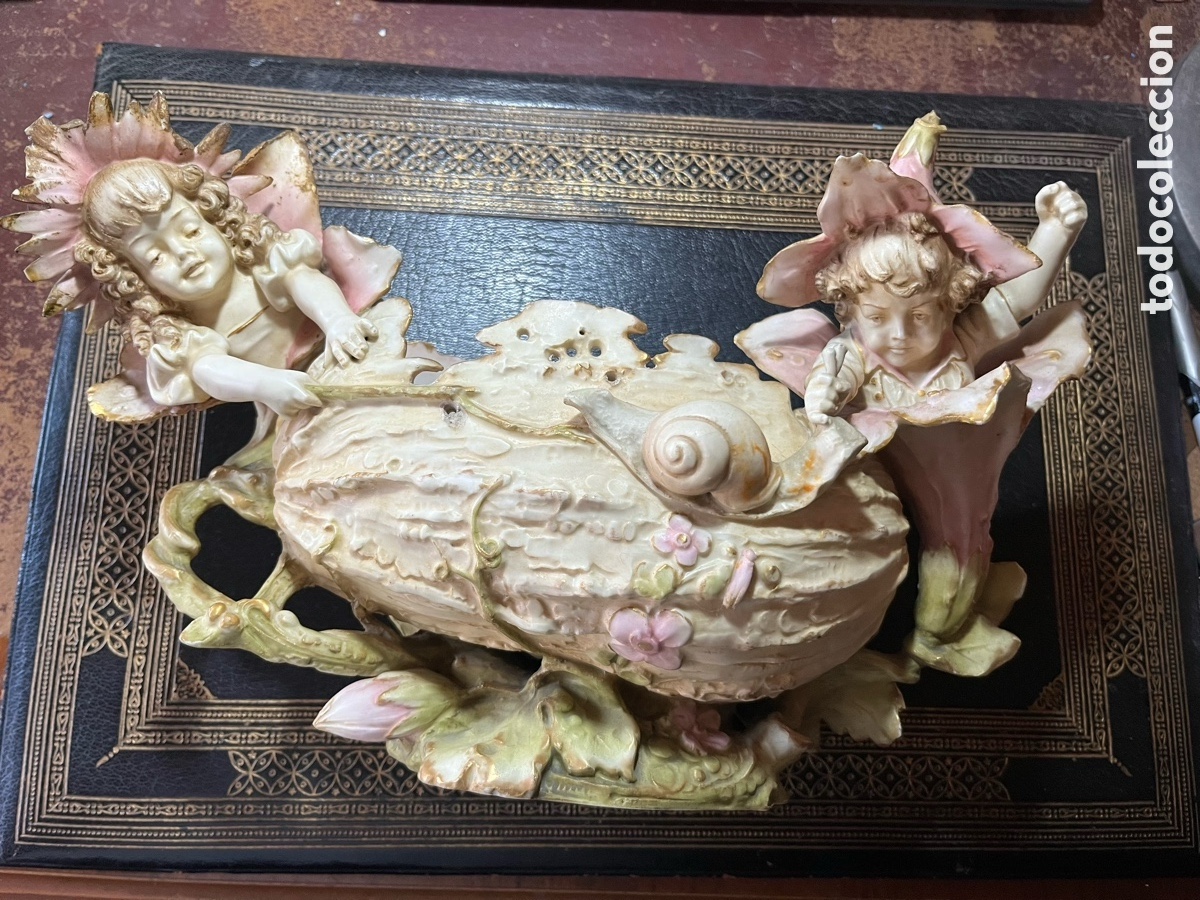 Otros objetos de arte: Magn&iacute;fica porcelana Turn Wein - Foto 1