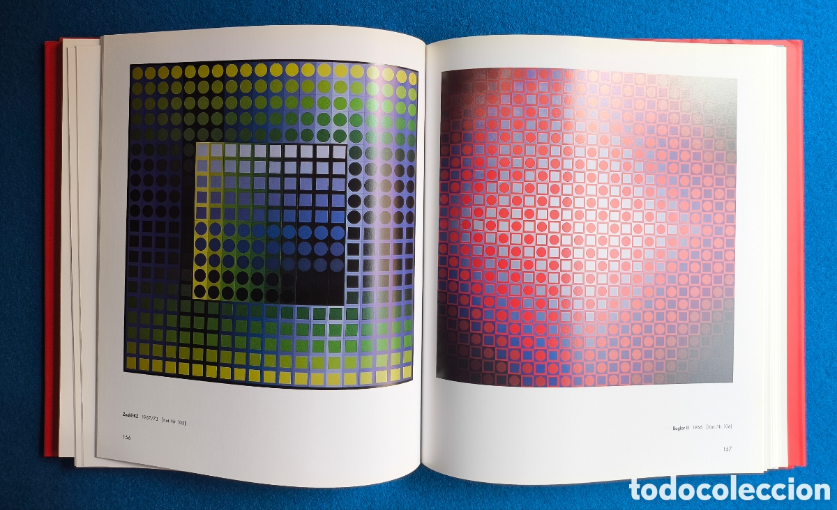 Otros objetos de arte: VASARELY OP ART BOOK 1997 - Foto 2
